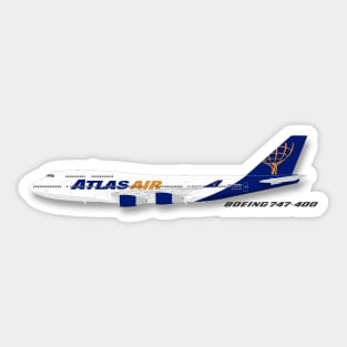 Atlas Airlines Boeing 747 400 Sticker
